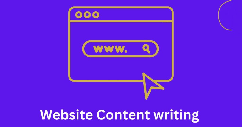 website content writing